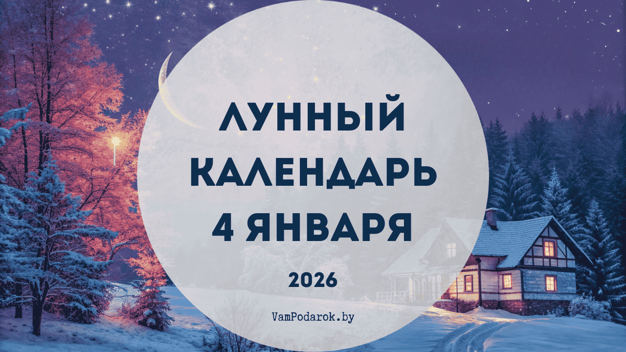 Лунный календарь на 4 января 2026 года