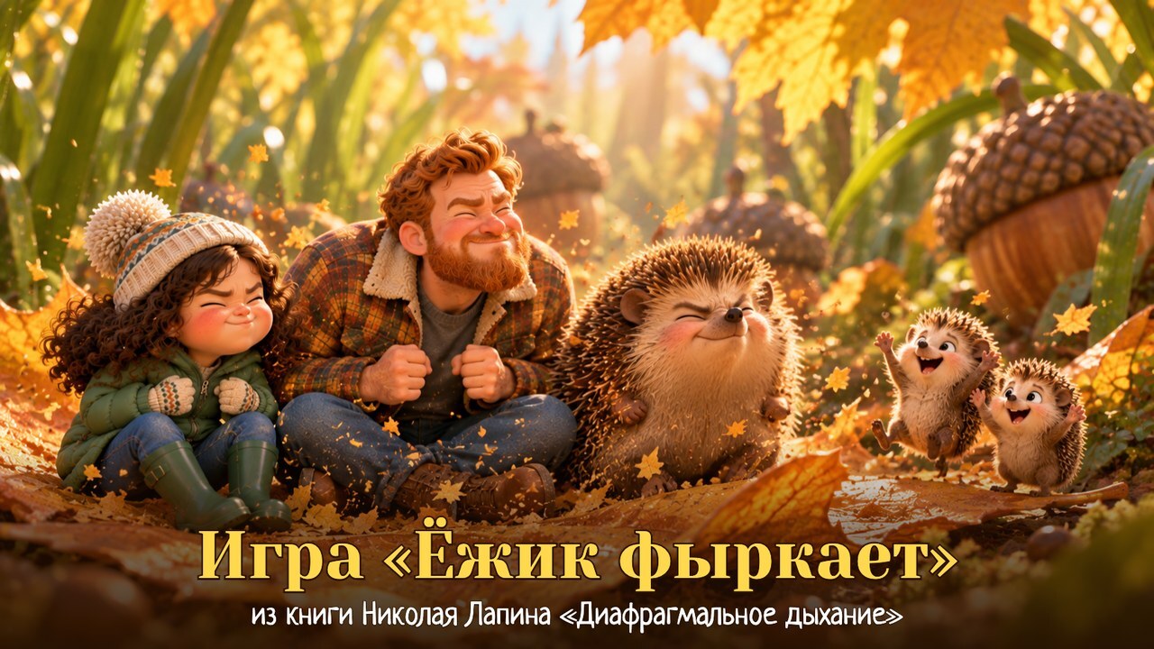 Дыхательная практика «Ёжик фыркает» — диафрагмальное дыхание для ребёнка