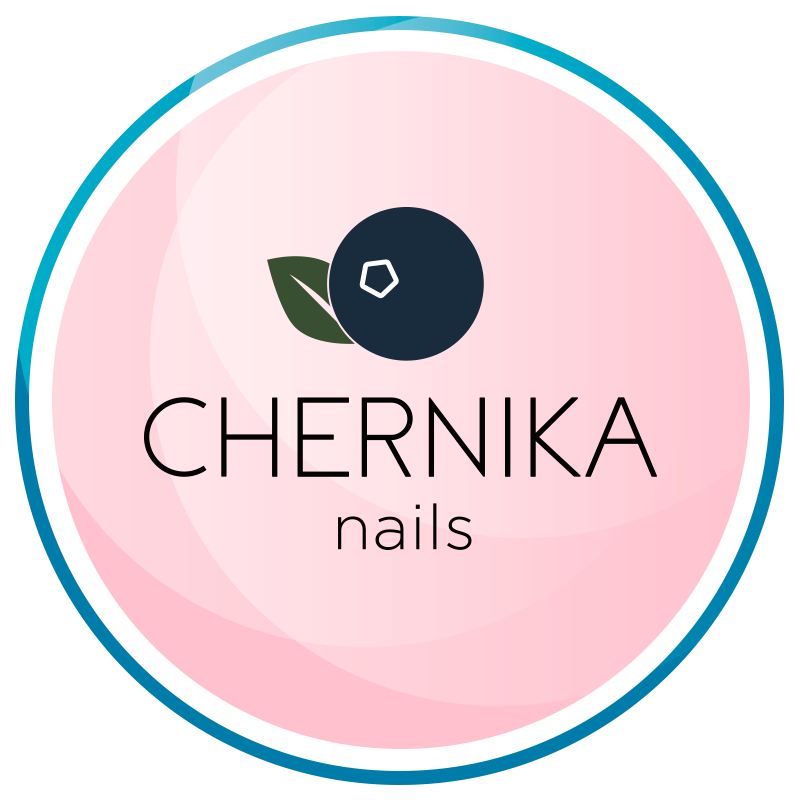 Студия черника. Chernika логотип. Chernika Nails логотип.