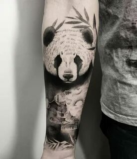 [ Фото] Тату Панда: Значение для Девушек и Мужчин | Panda tattoo, Tattoos, Panda art