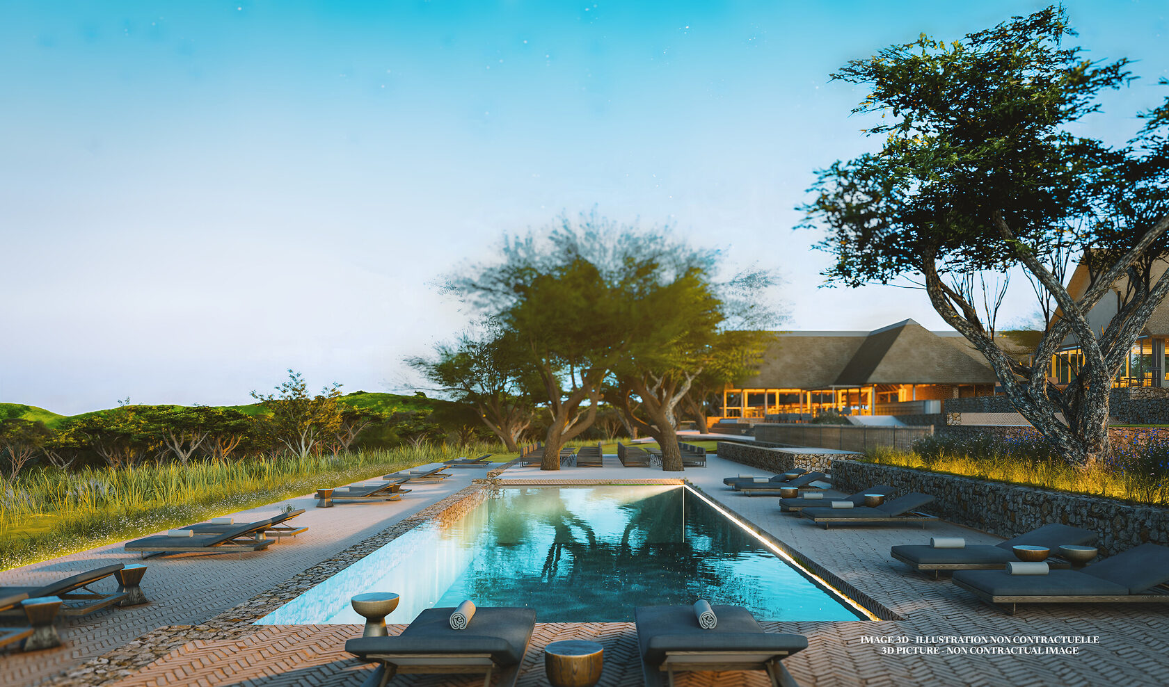 Бассейн Vikela Safari Lodge