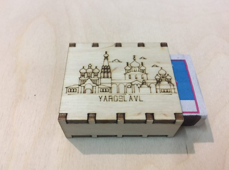 Спички сувенирные на магните города России - Ярославль