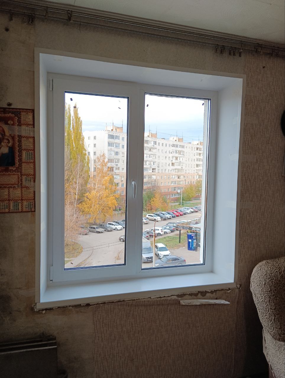 установка окна под ключ цена