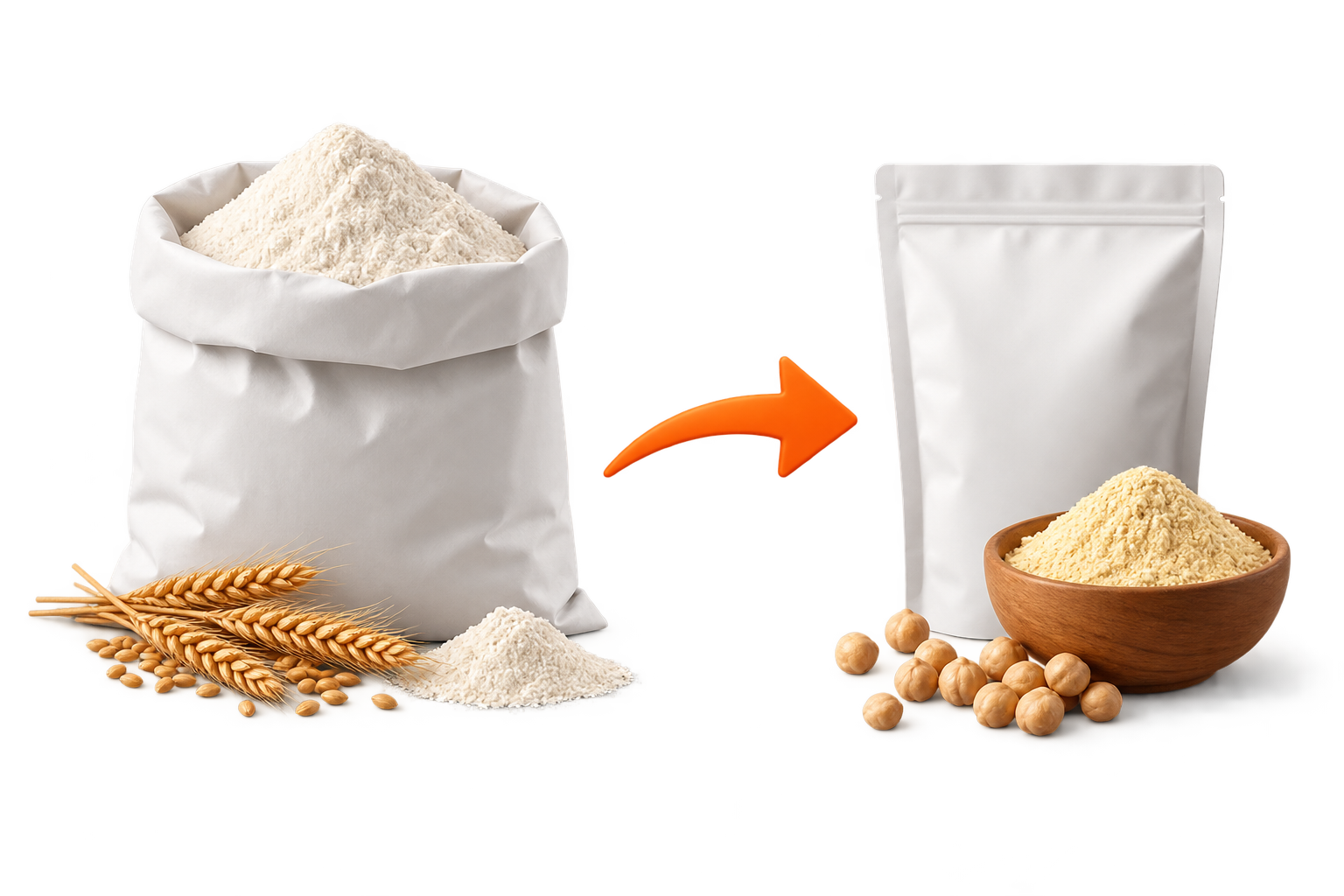 Два варианта продукта для согласования замены — иллюстрация