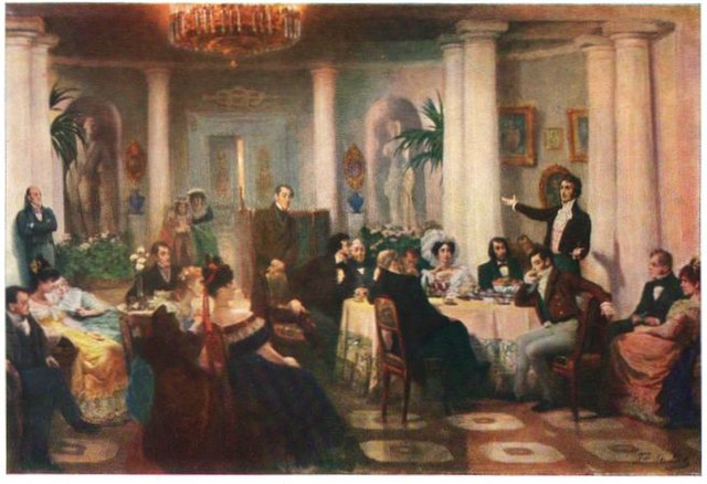 Файл:Zinaida Volkonskaya's salon.jpeg — Википедия