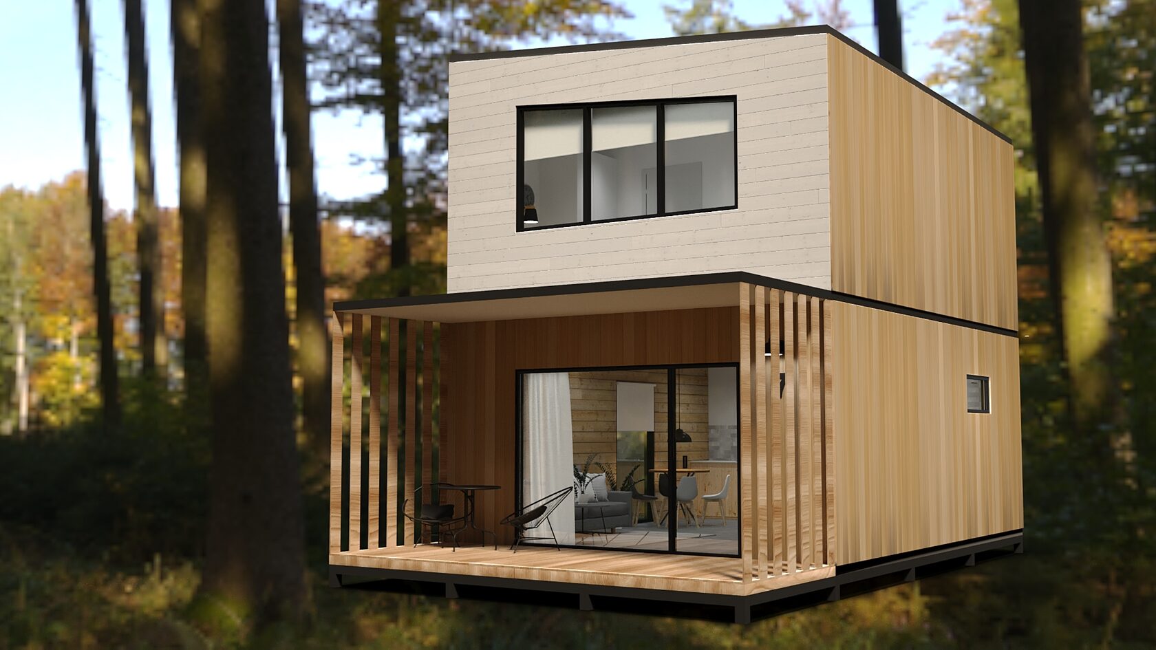 Двухэтажный Модульный Дом фото 13