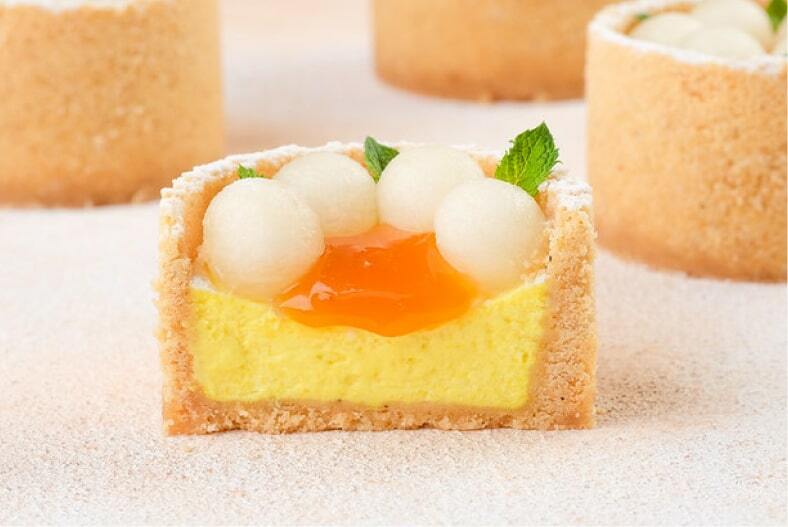 MELON MINI CHEESECAKES