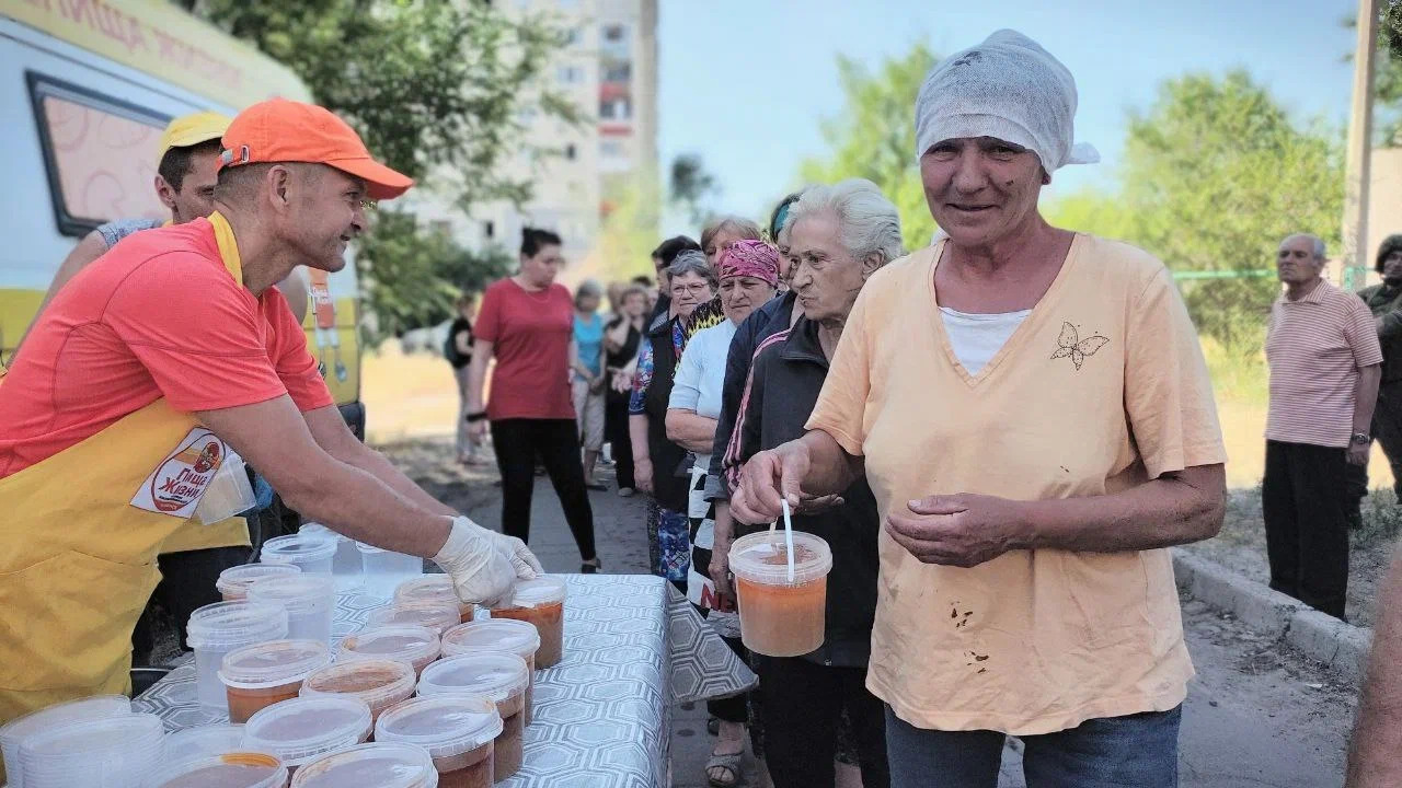 Пища Жизни» помогает людям из Северодонецка