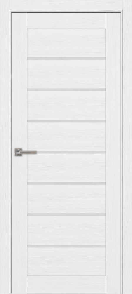 Дверь межкомнатная Urban Eco модель 05 Остекленная цвет Эко Белый