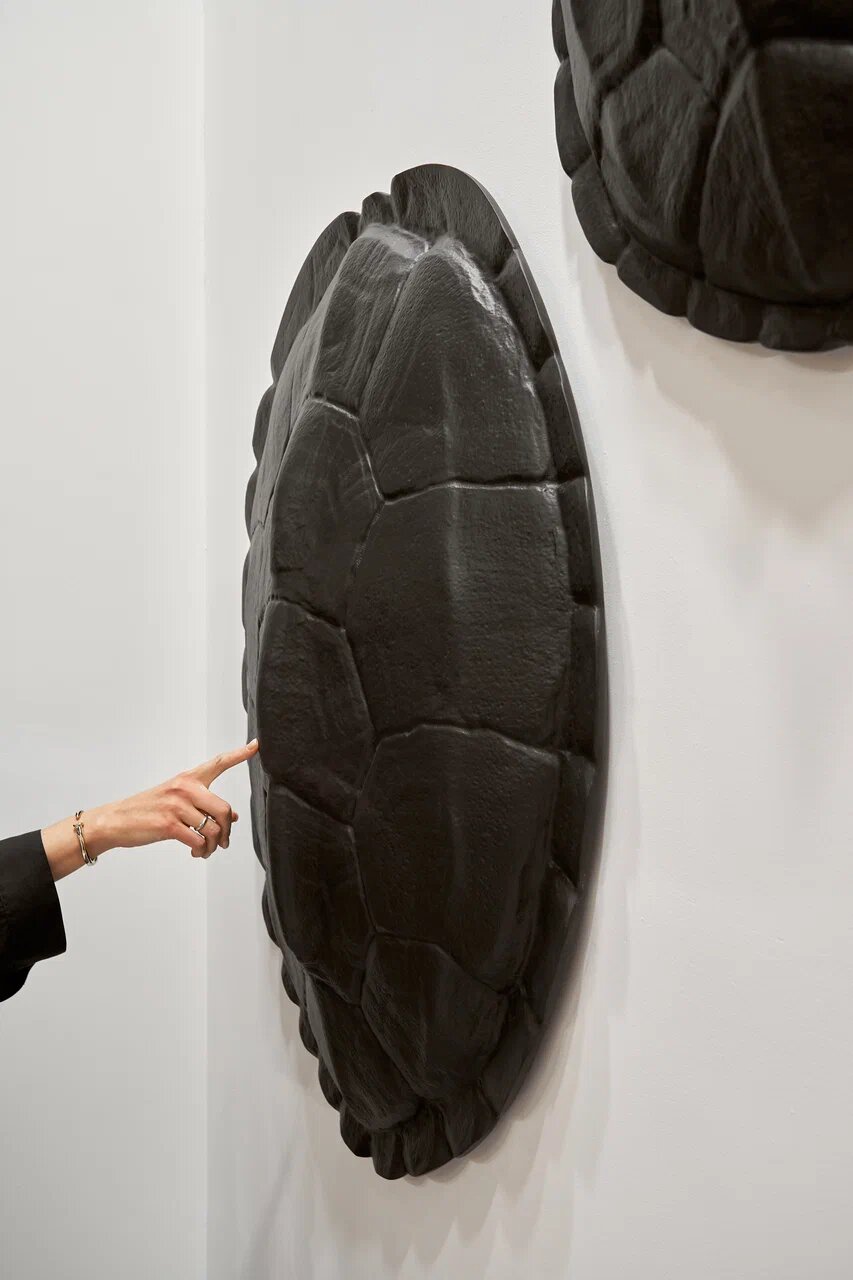 Панно Pantex от Woodzenart из белого тополя, вдохновленное панцирем черепахи