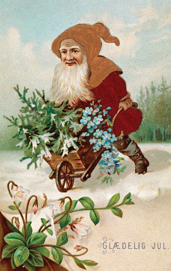 Норвежская рождественская открытка. Фото: Public domain  