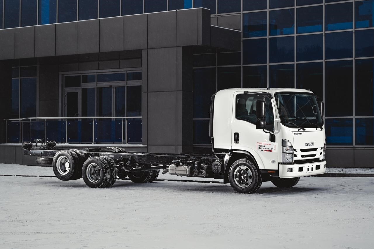Стало: модернизированное шасси ISUZU NQR12T