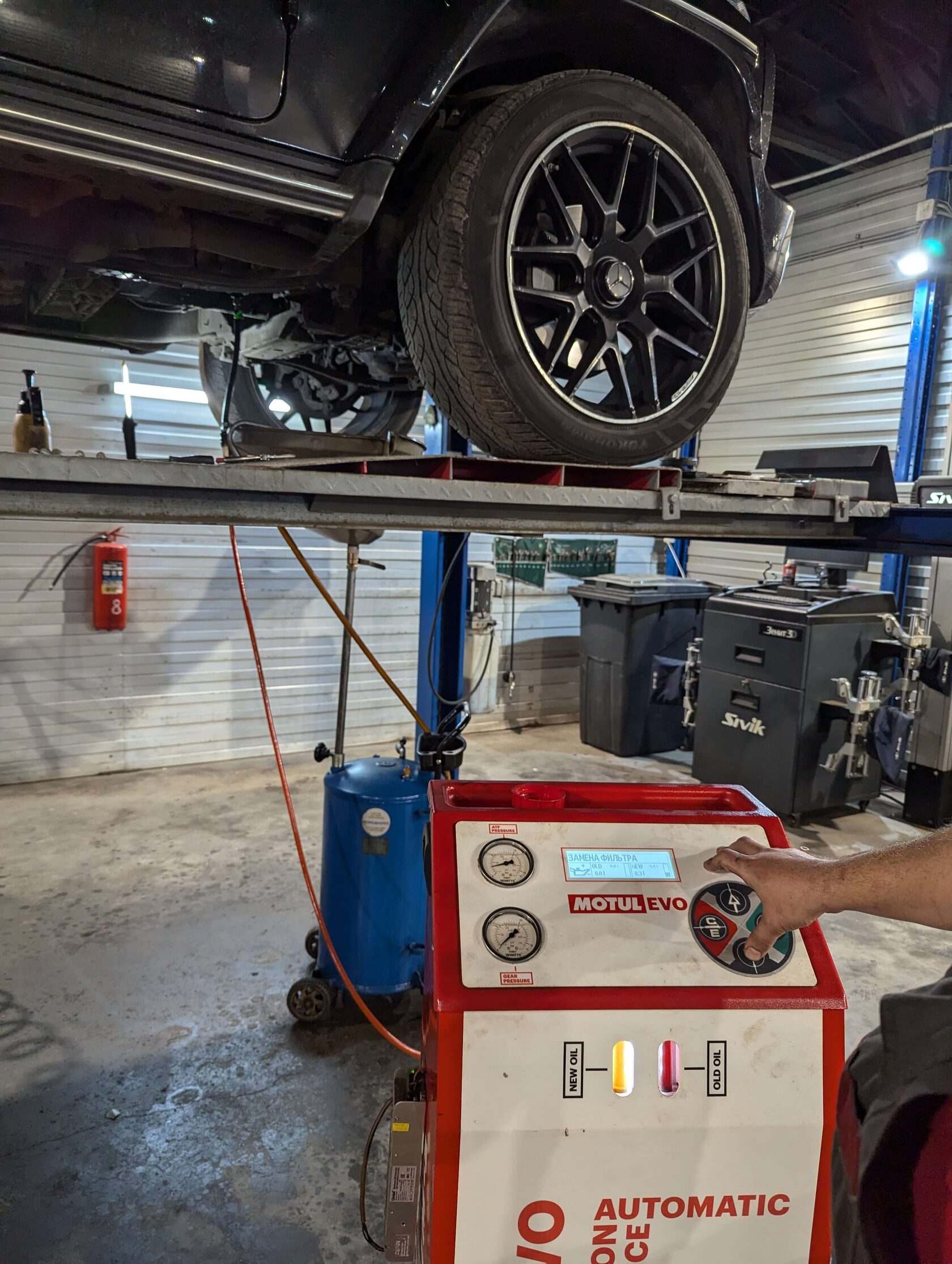 Заправка масла в 9G-Tronic