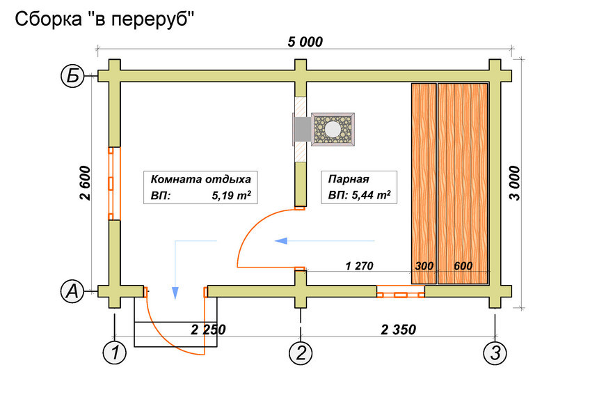 Проекты бань 3 5