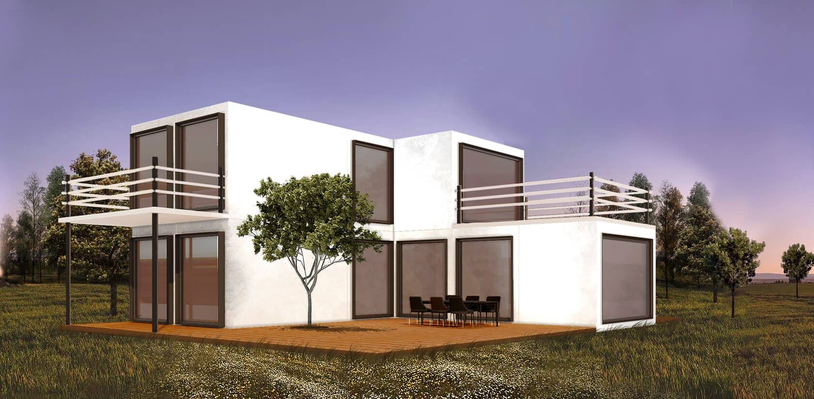 Фасады домов из бетона и дерева | Дом в стиле модерн, Дизайн дома, Архитектурный дизайн