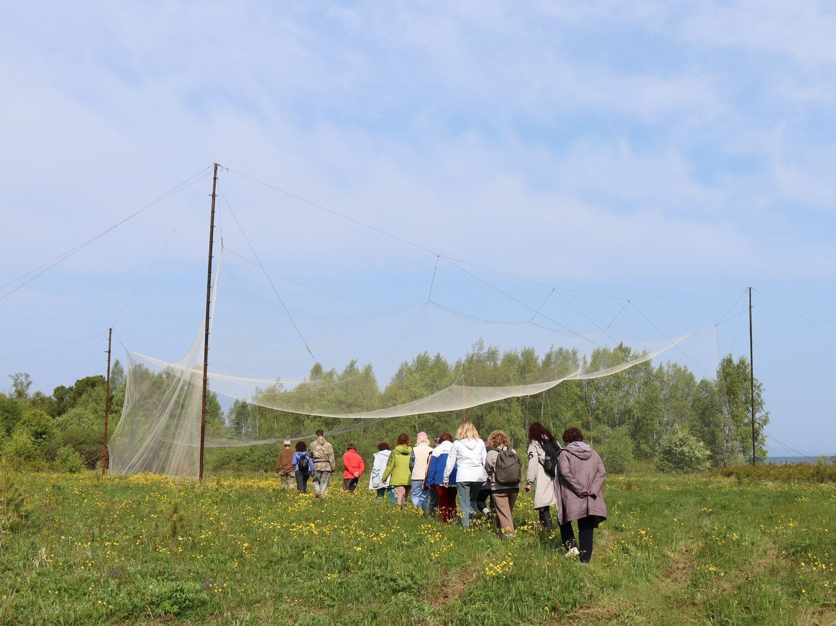 на станции кольцевания птиц «Байкальская»