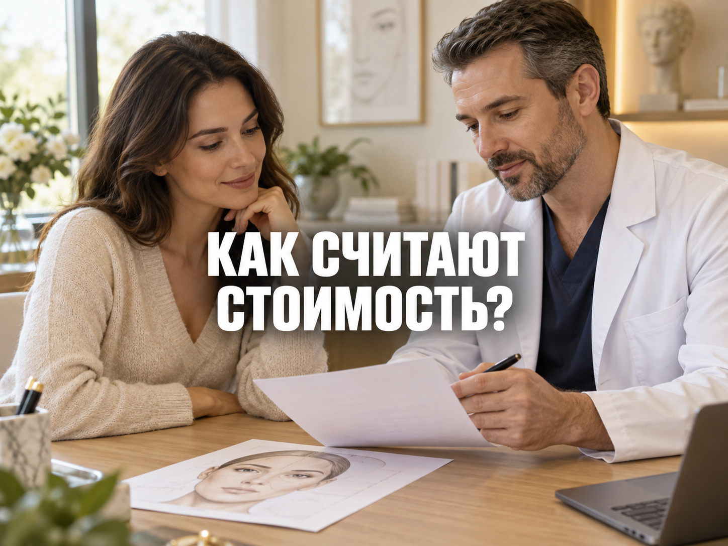Иллюстрация к статье: От чего зависит стоимость круговой подтяжки лица и чем она отличается от аппаратного лифтинга в Екатеринбурге?