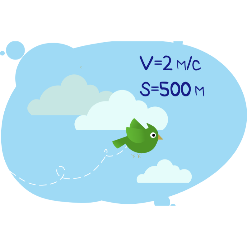 Задача на движение на картинке по схеме