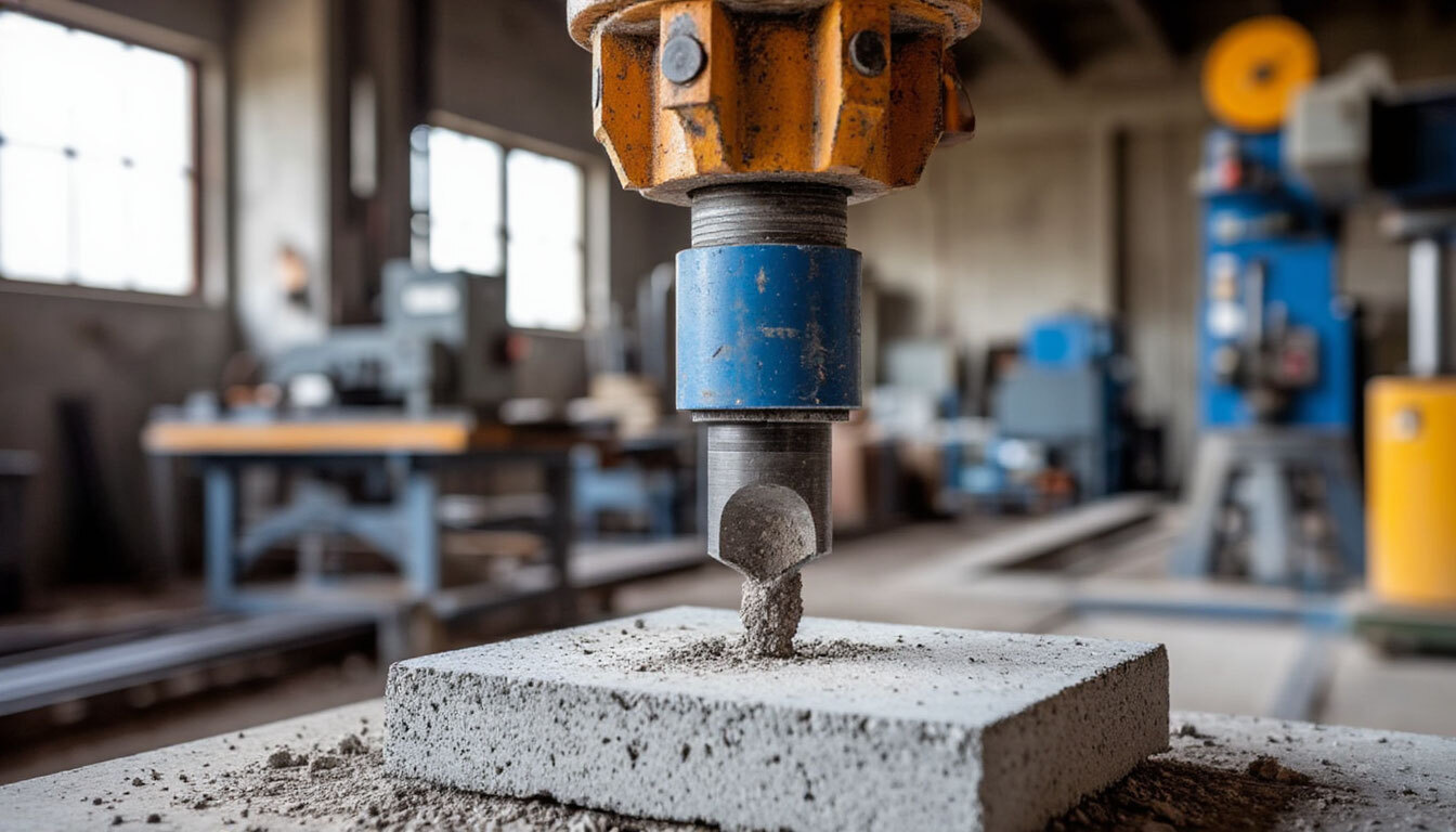 Испытание бетона на растяжение