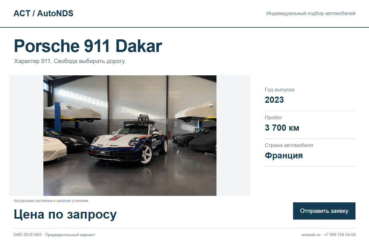 Porsche 911 Dakar DKR-381074E6
