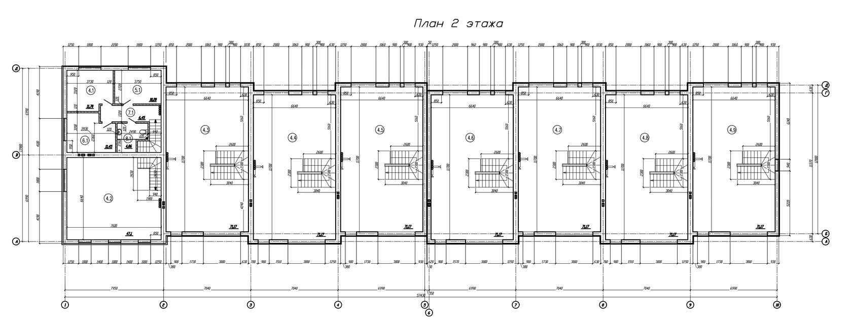 Донбасская, 16 — Планировка 100 м² — 2 этаж