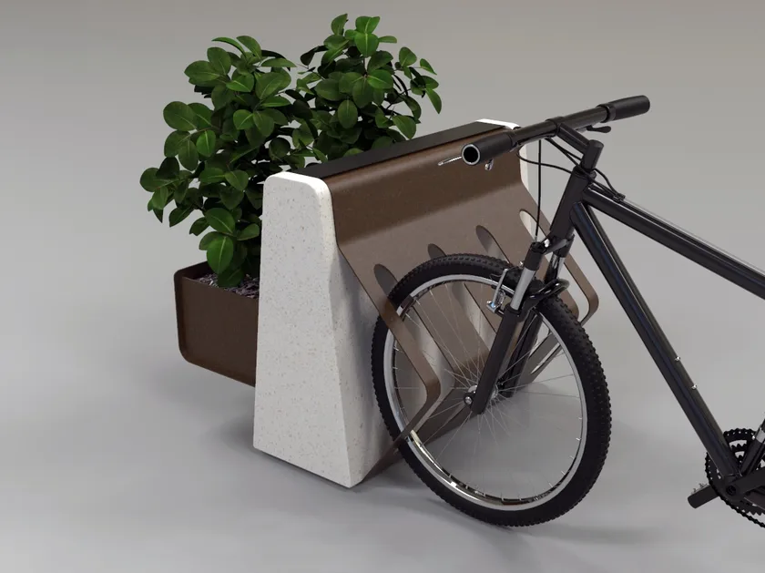 МАФы для парковок из композитного мрамора: