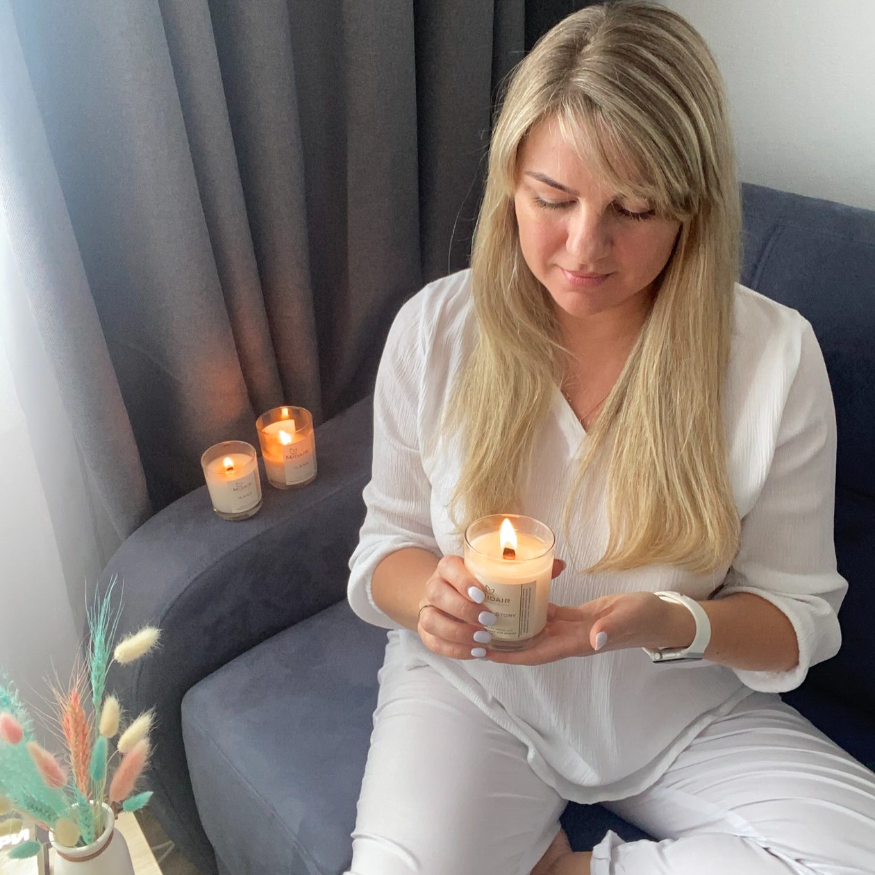 Coconut wax candles Midair