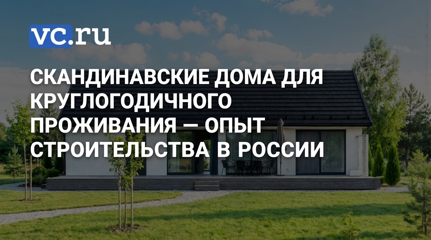 Скандинавские дома для круглогодичного проживания