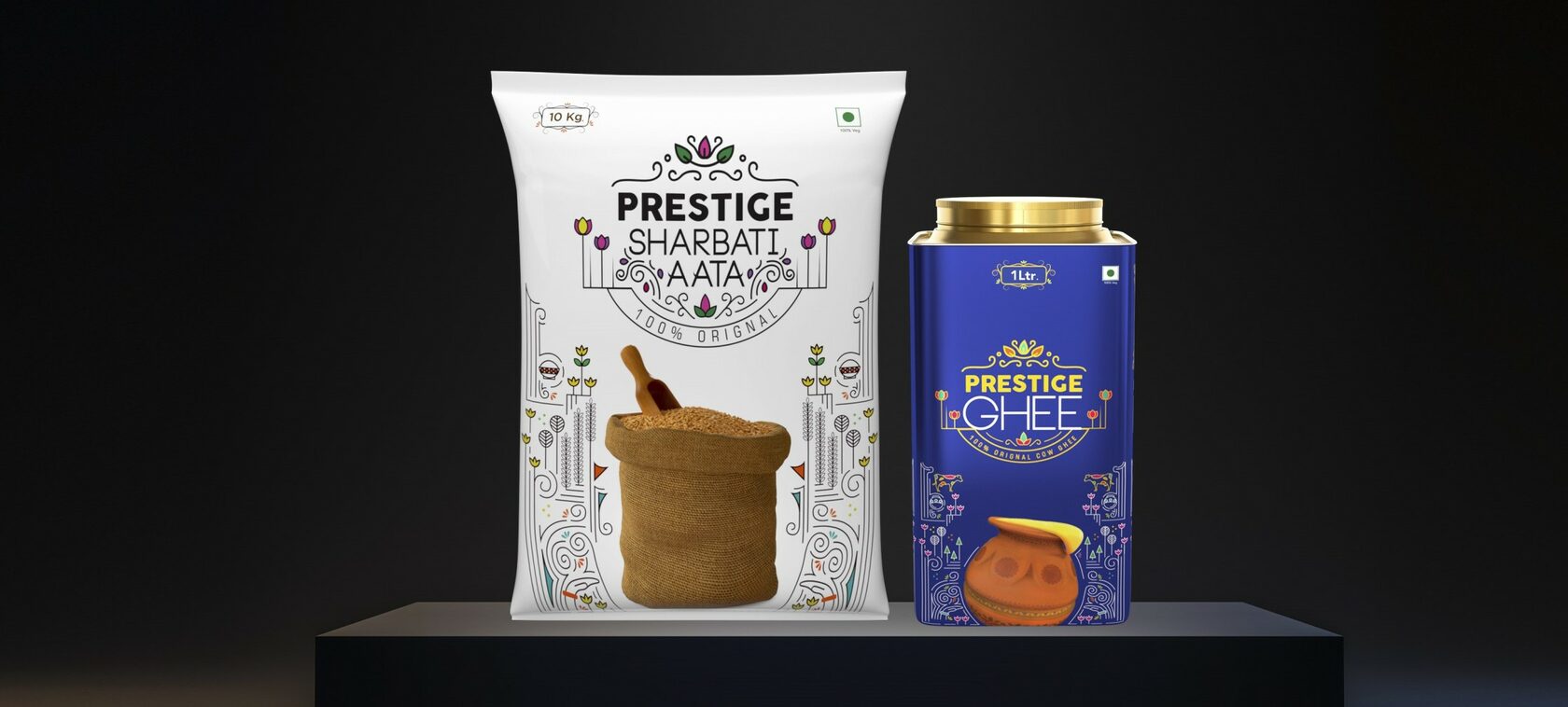 Prestige Sharbati Packaging