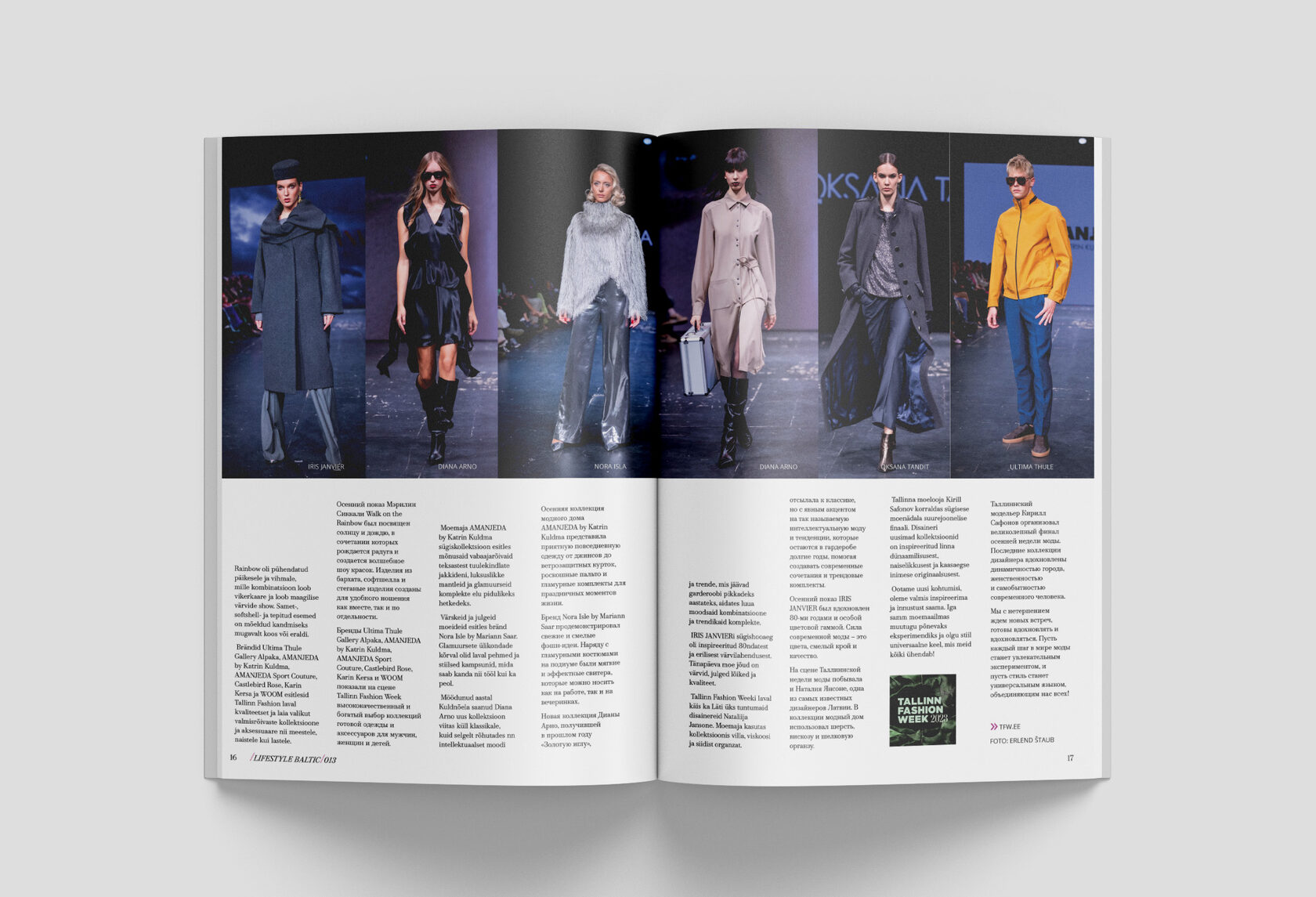 Lifestyle Baltic magazine layout