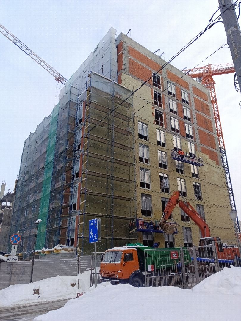 ЖК «Симфония Нижнего» — Фасадные работы