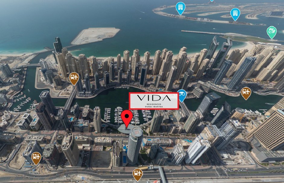 vida hotel dubai marina address