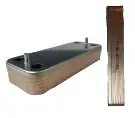 Теплообменник ГВС Baltgaz, Baxi Eco, Kentatsu, 160 мм, 12 пл., аналог