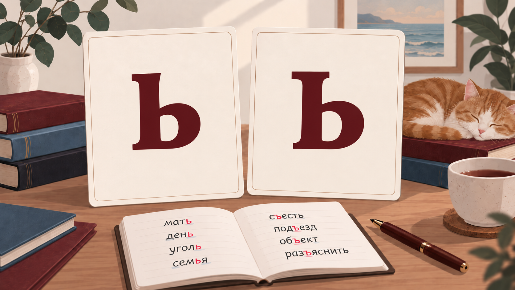 Russian soft sign and hard sign
