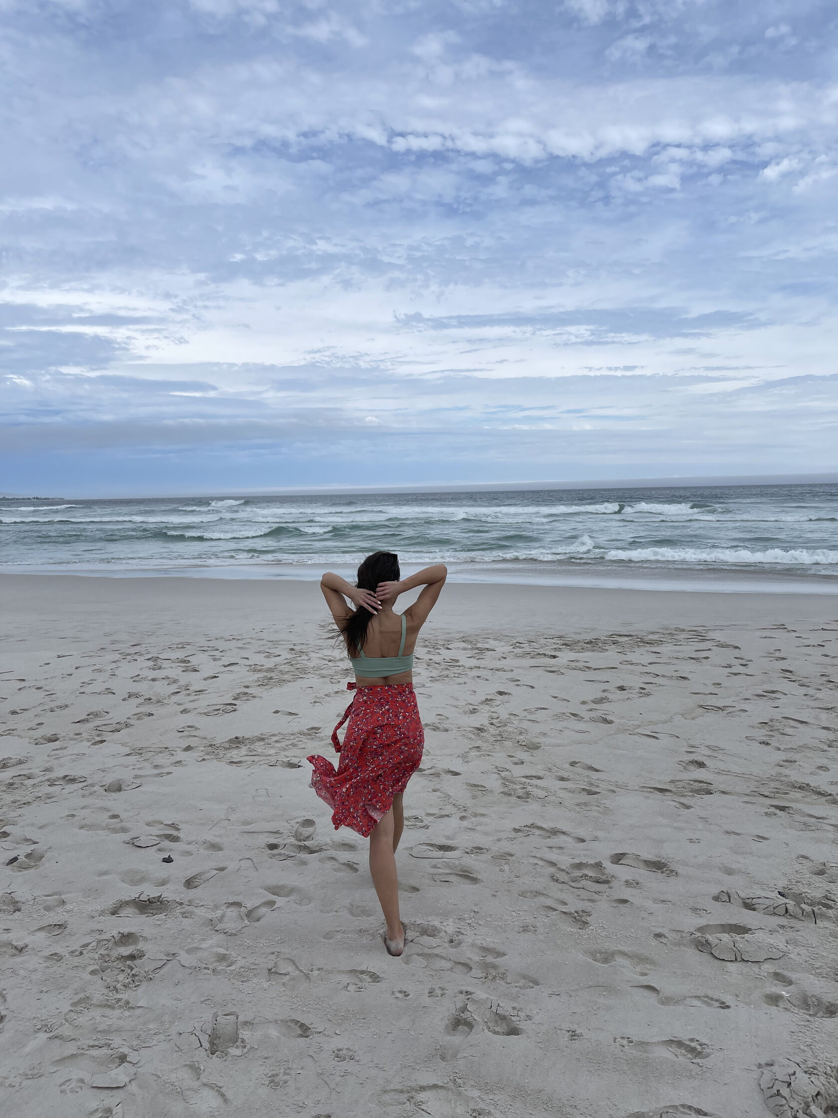 Пляж Fish Hoek на побережье False Bay