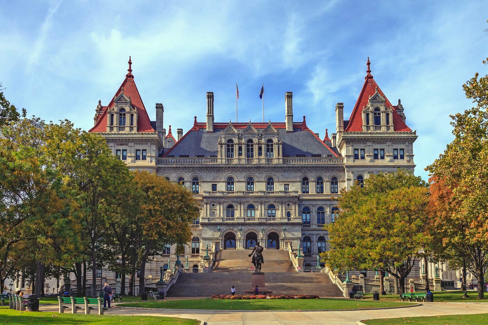 Capital of new york state. Капитолий штата Нью-Йорк. Олбани. Олбани город. Albany New York.