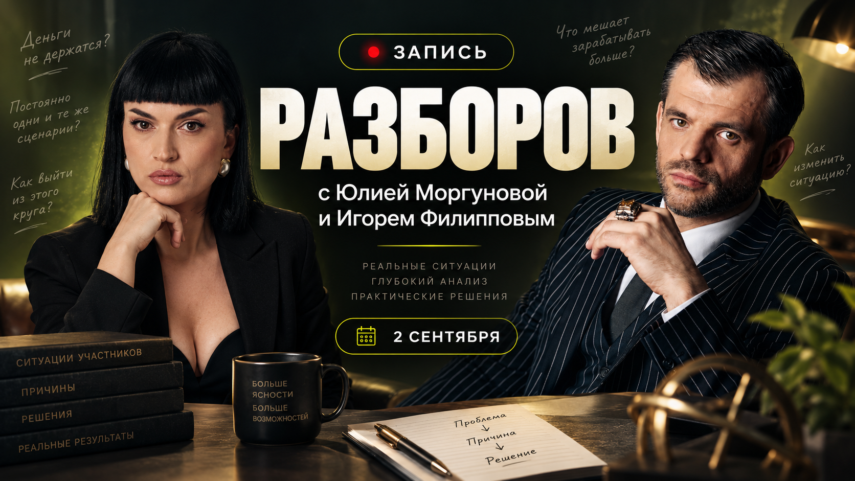 Запись разборов с Юлией Моргуновой и Игорем Филипповым