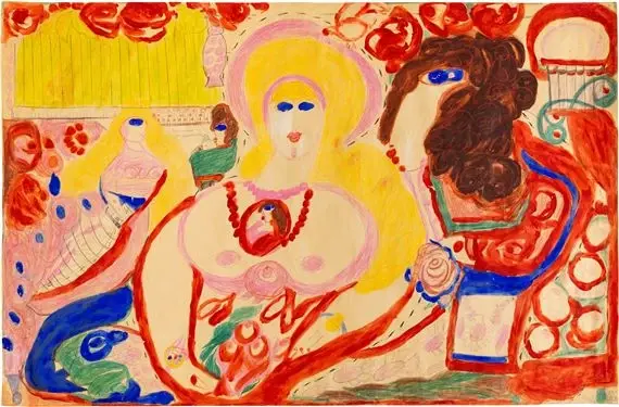    Алоиз Корбаз Людовик XIV — Бан де Лижи , 1949 год.