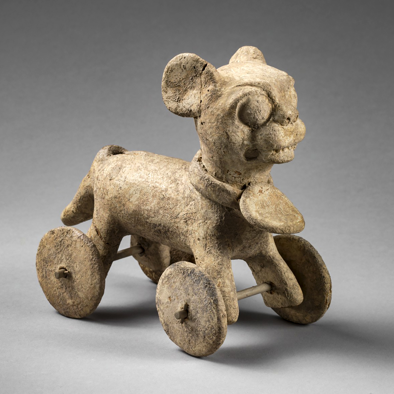Фигурка в виде ягуара на колесах. Веракрус, 600-900 гг. н.э. Коллекция Princeton University Art Museum.