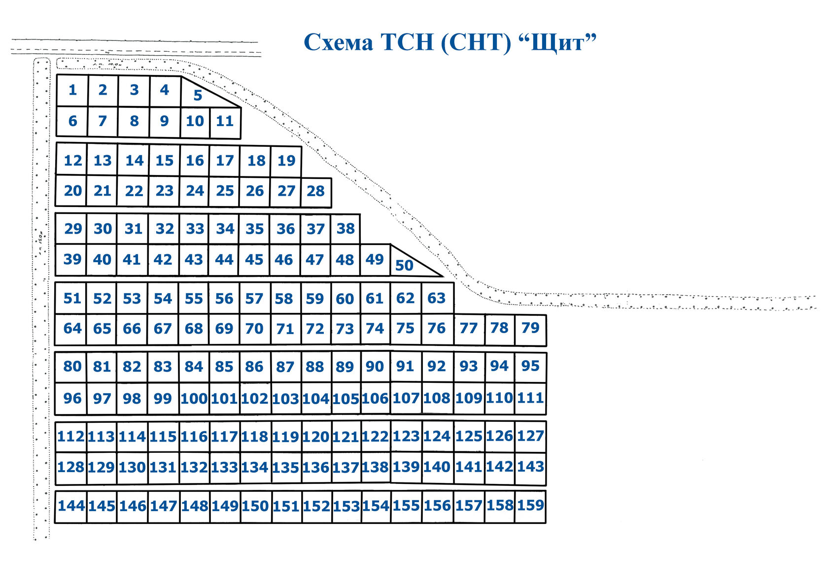 План схема снт