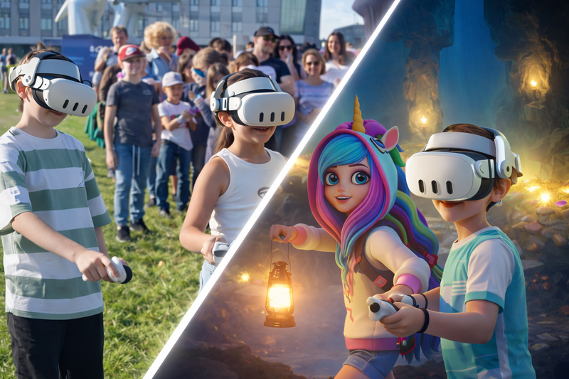 Arena 10 mobile VR setup