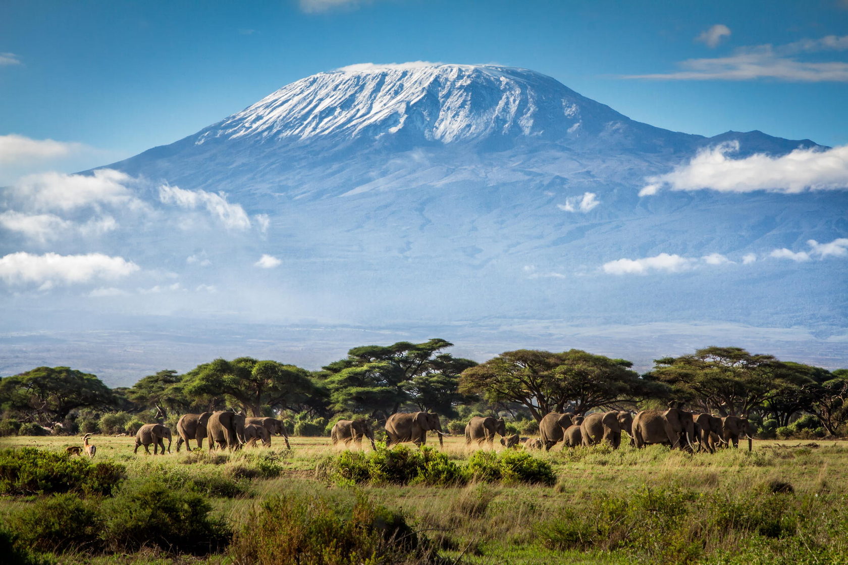 Гора Килиманджаро в Танзании, Африка