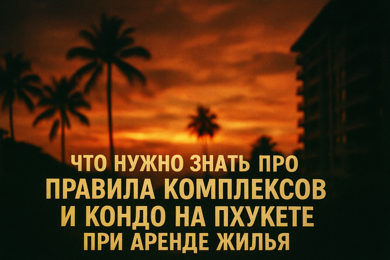 Представьте: вы арендовали идеальный кондо с бассейном на крыше, а в конце месяца хозяин удерживает 20 000 THB депозита за «громкую музыку после 22:00» или «гостя без регистрации». Правила комплексов и кондо на Пхукете при аренде жилья — это не формальнос