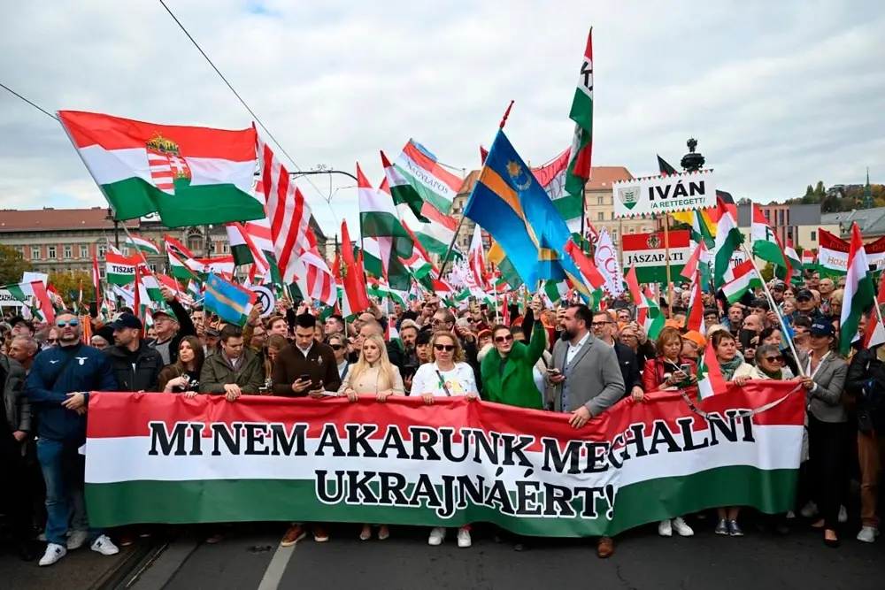 Митинг Орбана собрал, по правительственным данным, 180 тысяч человек.