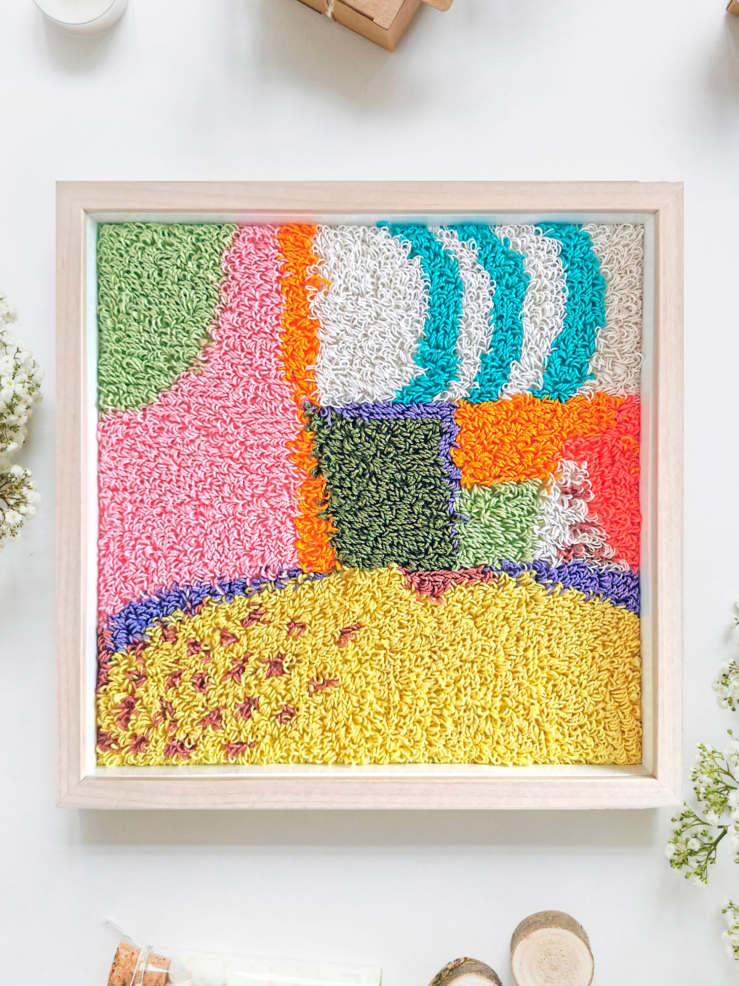 Ковровая техника вышивки картина