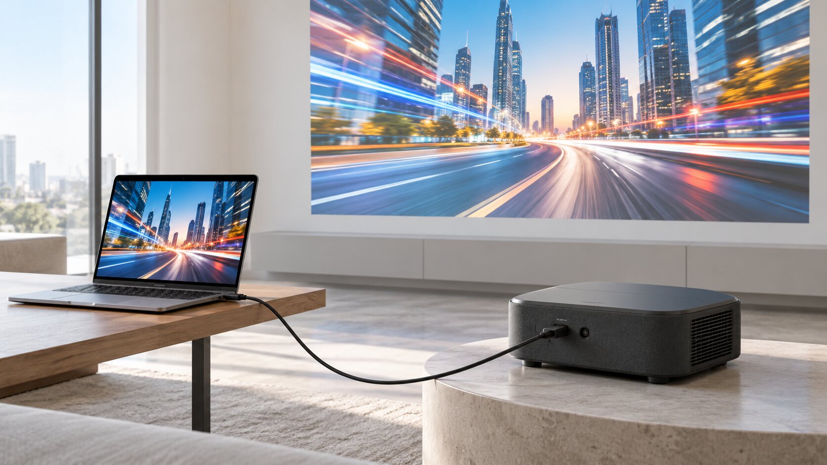 Подключение игровой приставки к проектору через HDMI