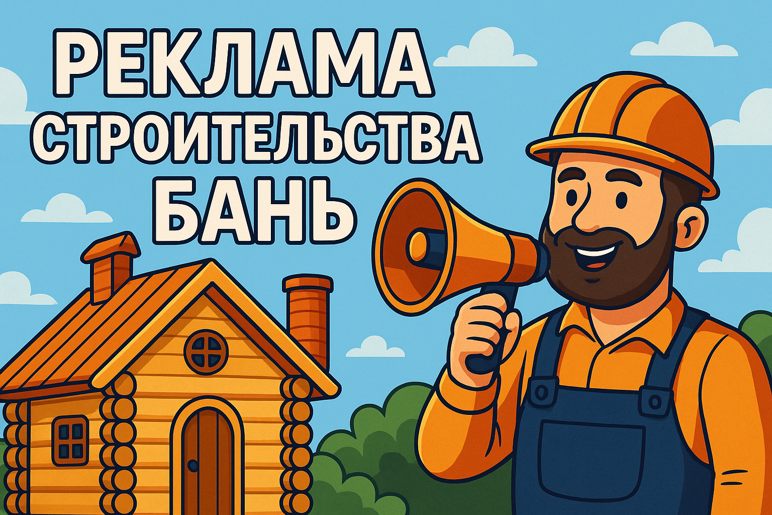 Продвижение и реклама строительства бань