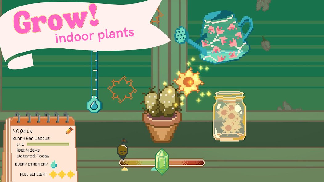 Window Garden — lo-fi игра, где вы выращиваете растения на подоконнике и украшаете комнаты