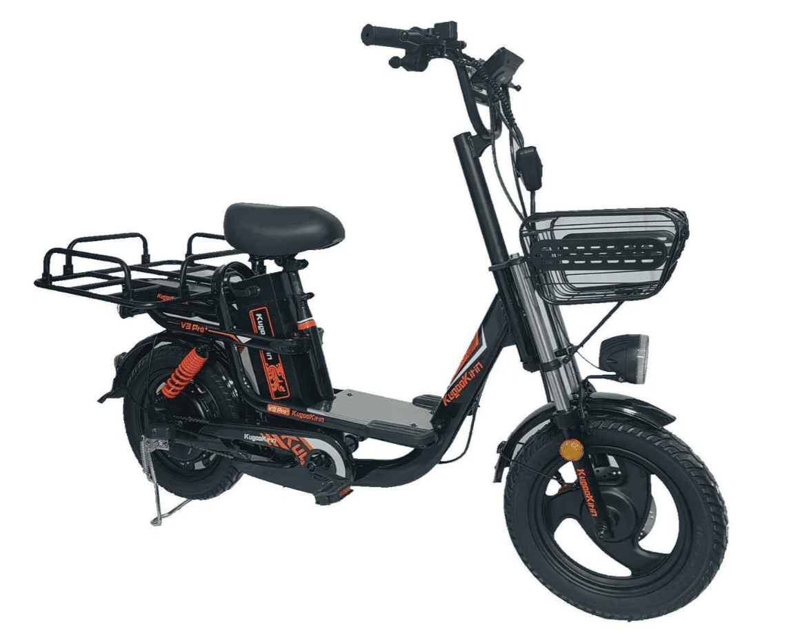 Kugoo Kirin V3 PRO Plus - Купить складной электровелосипед с сиденьем и ...