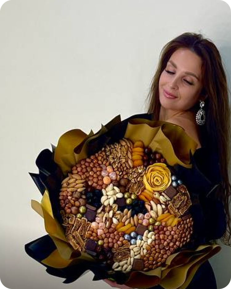 Подарок Кравчук - Съедобные букеты и подарки с доставкой в Краснодаре